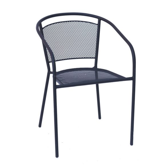 ZWMC-32 fém kerti szék - fekete