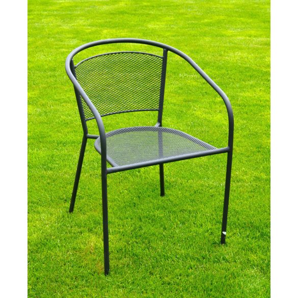 ZWMC-32 fém kerti szék - fekete