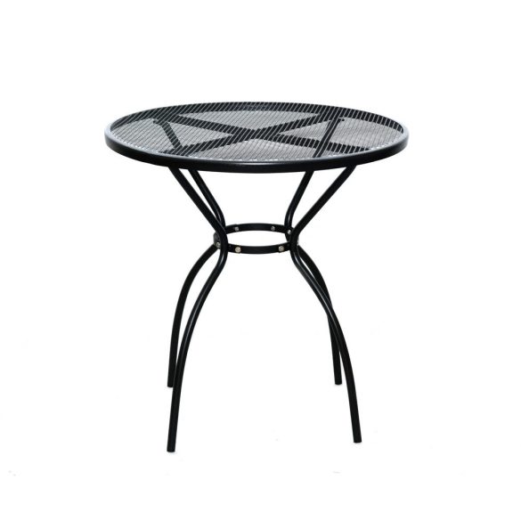 ZWMT-06 fém kerti körasztal - fekete