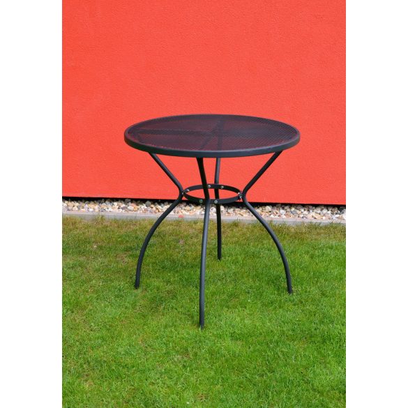 ZWMT-06 fém kerti körasztal - fekete