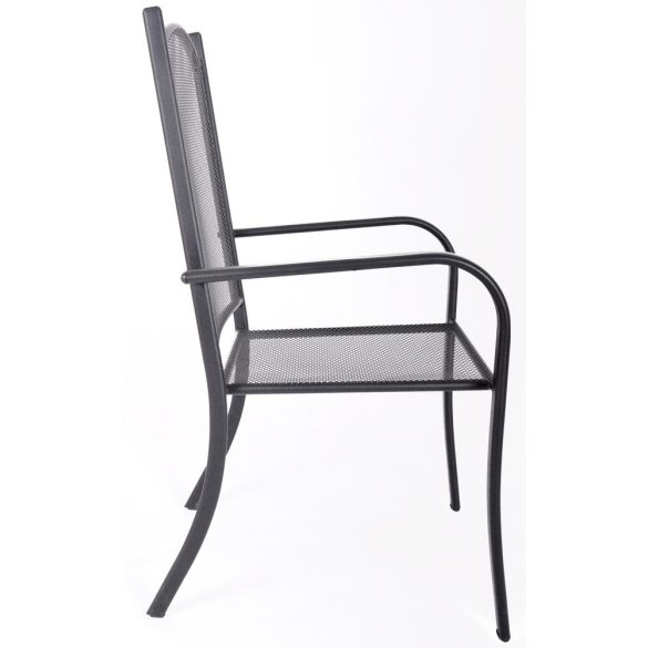 ZWMC-037 fém kerti szék - fekete