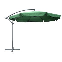   EXCLUSIVE függő napernyő hajtókarral, zöld - ø 300 cm - vízálló