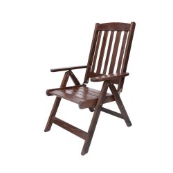   ANETA fenyőfából készült lakkozott, összecsukható kerti szék