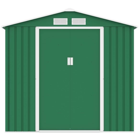 ARCHER "A" GREEN fém kerti ház, tároló - 213 x 127 x 195 cm, zöld