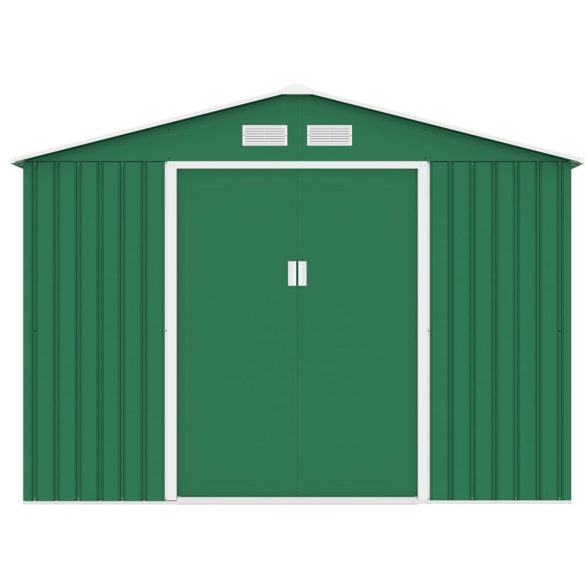 ARCHER "D" GREEN fém kerti ház, tároló - 277 x 255 x 202 cm, zöld