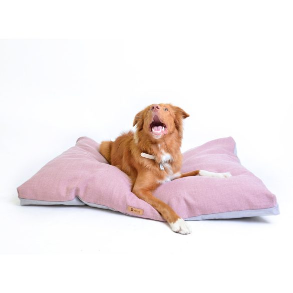 PETSY CONNIE poliészter kutyapárna - pink-szürke - 120 cm