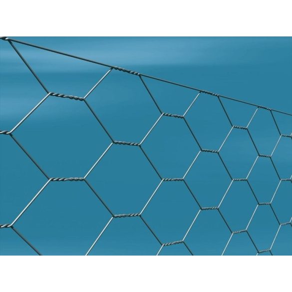HORGANYZOTT HATSZÖGLETŰ HÁLÓ 32mm/0,5m/50m/0,60mm (csirkeháló)
