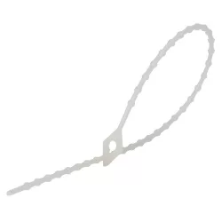   Kötöző gyöngyös 50db/csom ST 170mm FEHÉR/Zöld kötegelő (Y30)