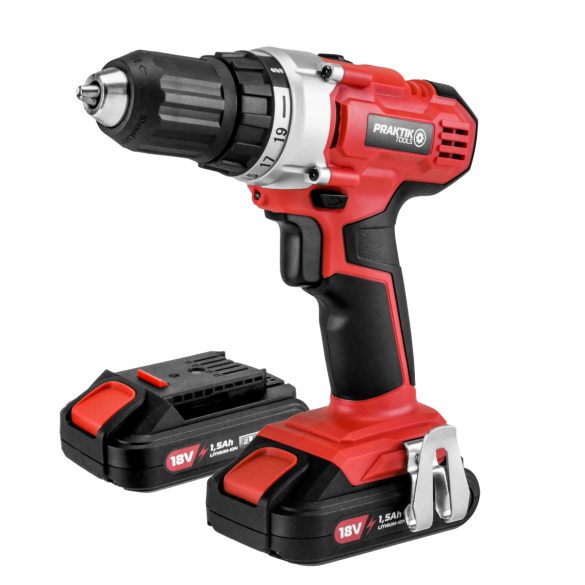 Akkus fúró-csavarozó szett2 Praktik Flexpower 2 db 1,5Ah akku+töltő/PTQ018