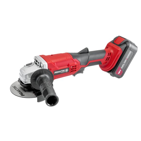 Akkus sarokcsiszoló Praktik Flexpower System 18V, LI-Ion, 115mm, akku nélkül/PTQ027