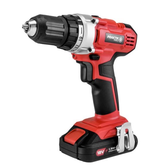 Akkus fúró-csavarozó Praktik Flexpower System 18V, LI-Ion,10mm,  Akku nélkül/PTQ028