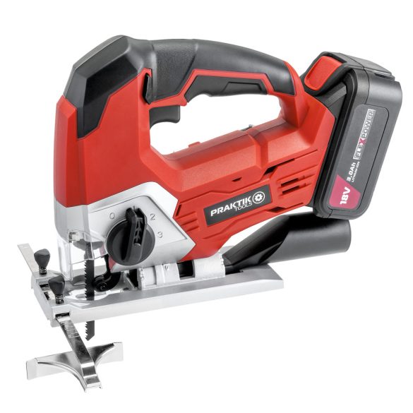 Akkus dekopírfűrész Praktik Flexpower System 18V, LI-Ion, Akku nélkül/PTQ042