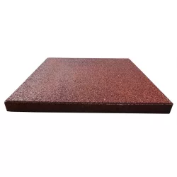 Esésvédő gumilap - 3x40x40 cm vörös
