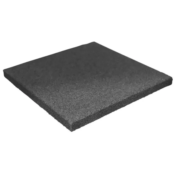 Esésvédő gumilap - 3x40x40 cm fekete
