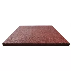 Esésvédő gumilap - 3x50x50 cm vörös