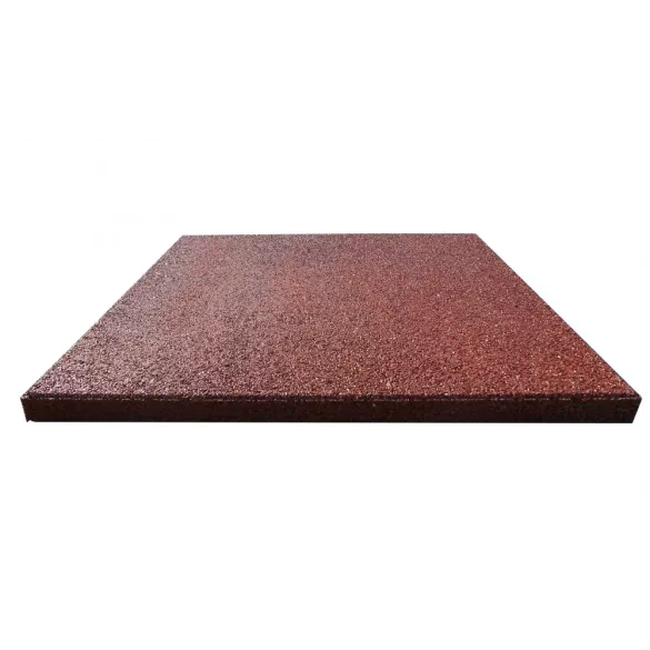 Esésvédő gumilap - 3x50x50 cm vörös