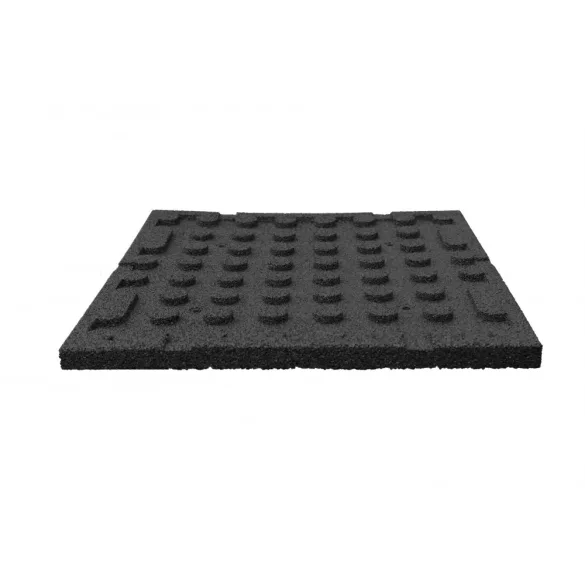Esésvédő gumilap - 3x50x50 cm fekete