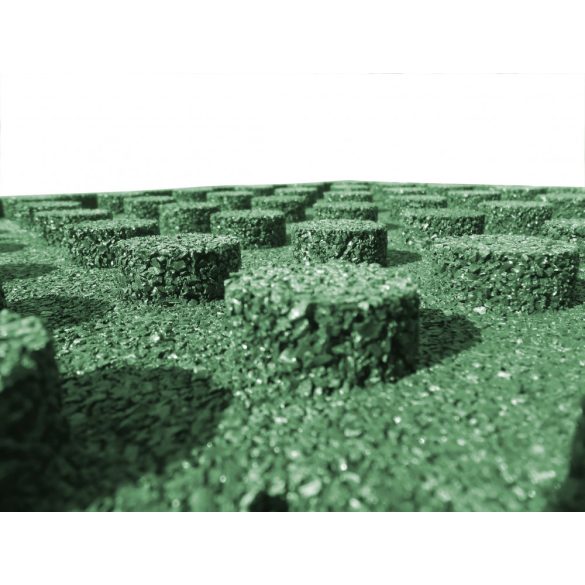 Esésvédő gumilap - 4x50x50 cm zöld