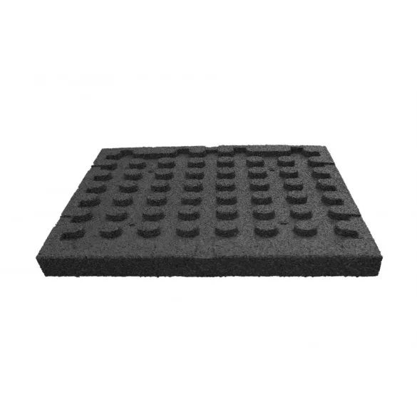 Esésvédő gumilap - 5x50x50 cm fekete