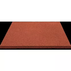Esésvédő gumilap - 5x100x100 cm vörös