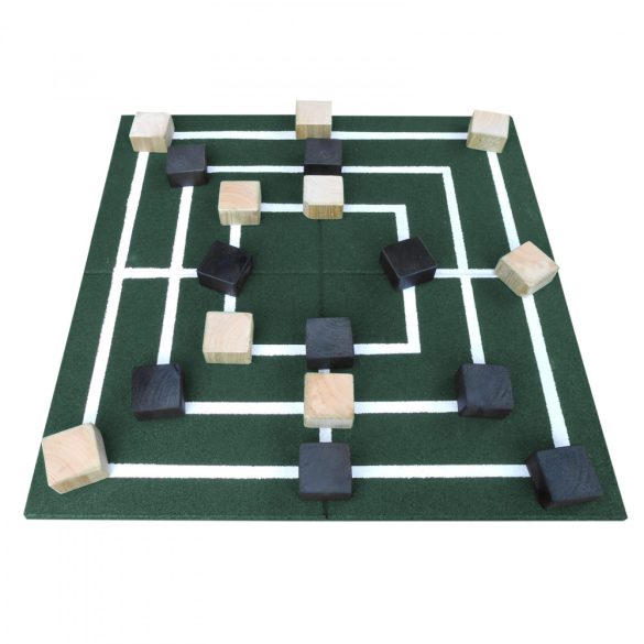Gumilap malom játék ReFlex - 3x100x100 cm zöld