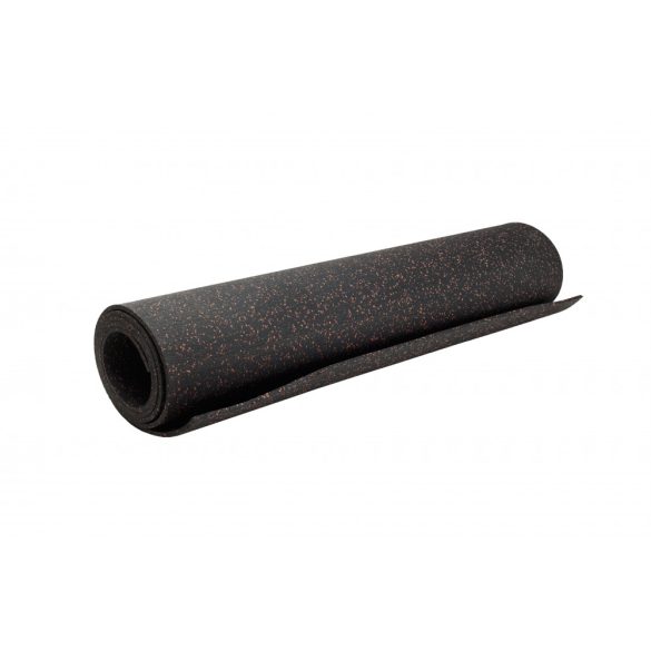 ReFlex fitness gumilemez, 1 x 5 m tekercs, fekete/vörös 8 mm