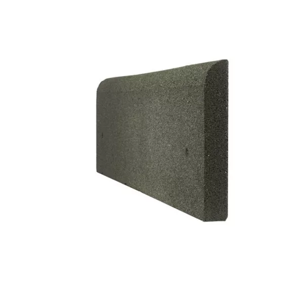 Gumilap szegély - 4 cm vastag 100x25 cm, vörös