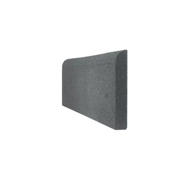 Gumilap szegély - 4 cm vastag 100x25 cm, szürke