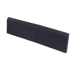 Gumilap szegély - 4 cm vastag 100x25 cm, fekete