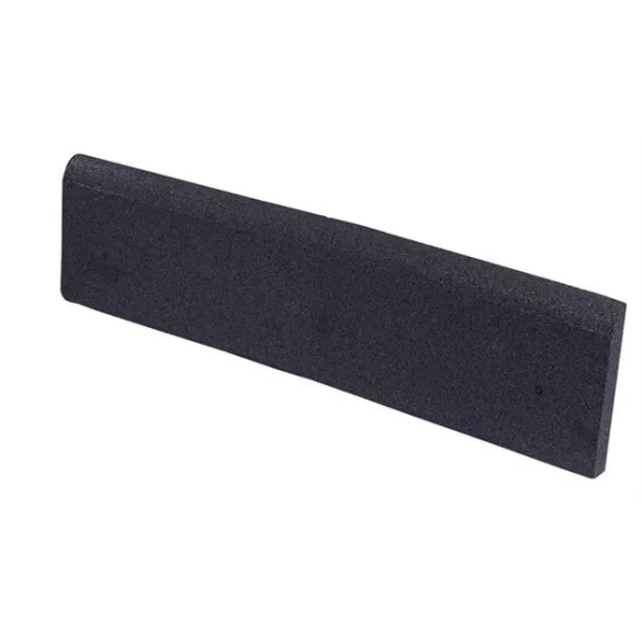 Gumilap szegély - 4 cm vastag 100x25 cm, fekete