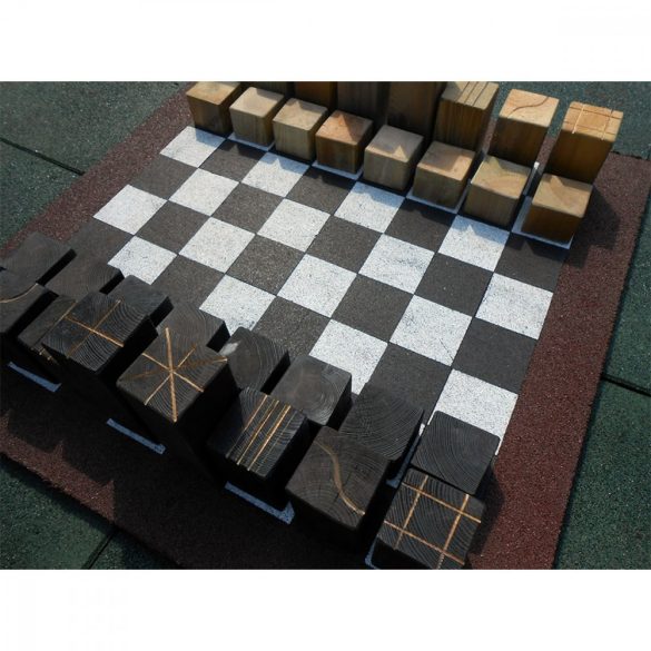 Gumilap sakk pálya ReFlex mini - 3x100x100 cm fekete
