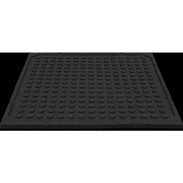 Gumilap ReFlex terasz, fitnesz - 2x100x100 cm fekete ST0