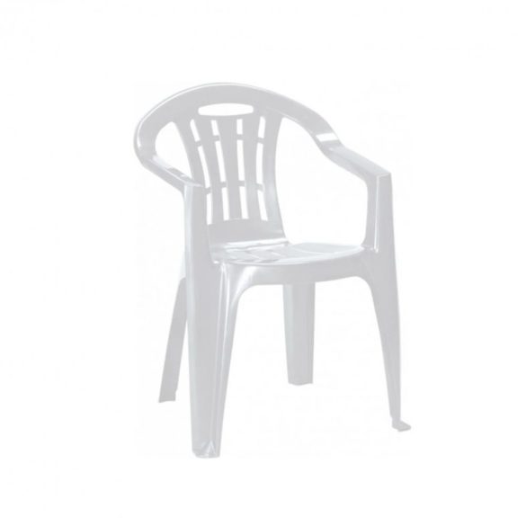 ALLIBERT MALLORCA műanyag kerti szék fehér (KERTI SZÉK), NINCS FENT A WEBOLDALON