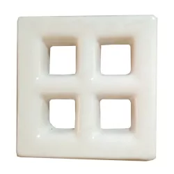 Kerámia szellőzőrács 10x10 cm fehér