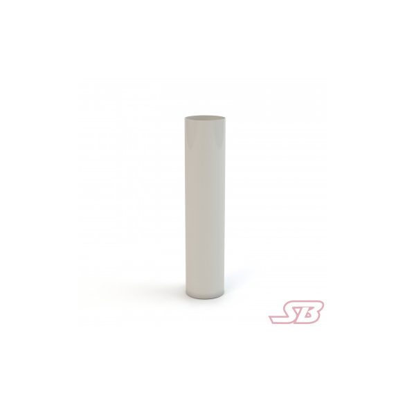 Műanyag ereszcsatorna 75/63 lefolyócső 2 m fehér – UV-álló, időtálló vízelvezető cső