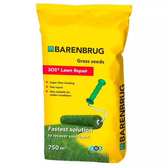 Barenbrug SOS Lawn Repair gyors felülvető fűmag 15 kg