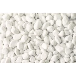   CARRARAI MÁRVÁNY DÍSZKAVICS, FEHÉR / ZSÁK 25 KG / 15-25 mm