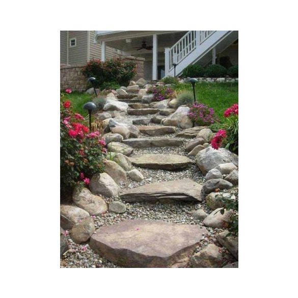 Rusztikus kerti tipegő - homok