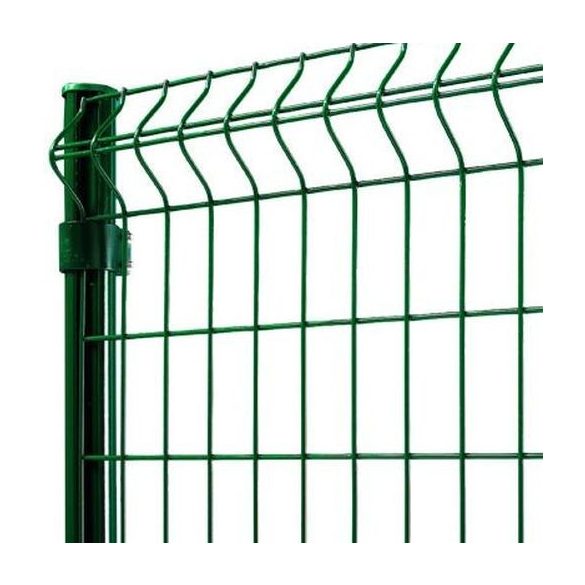 3D táblás kerítés 4-4 mm, zöld 1230 mm