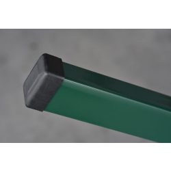 Kerítésoszlop - 60x40mm - horg. + szinter, (RAL6005) 320cm