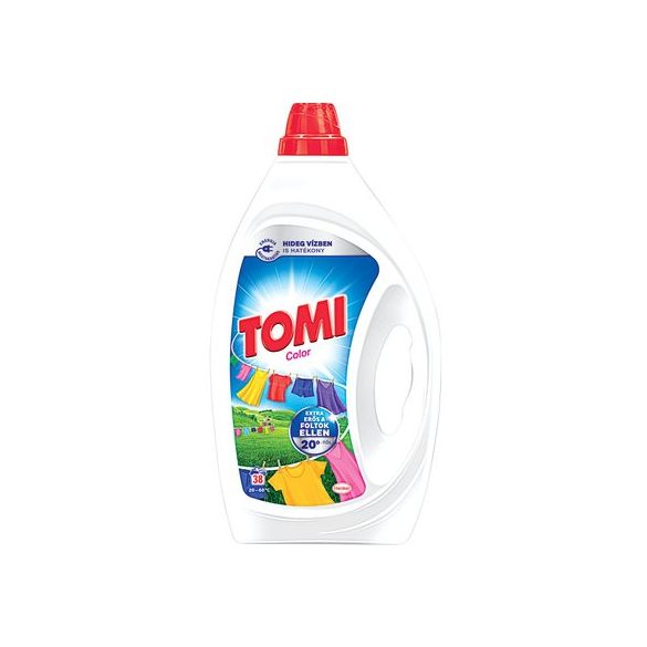 Tomi folyékony mosószer 38 mosás, 1,71 L színes ruhához Maláj Orchidea