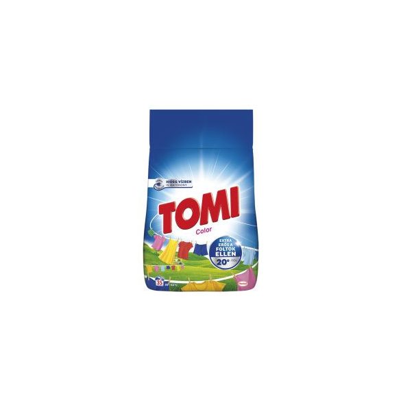 Tomi mosópor 35 mosás, 2,1kg színes ruhákhoz  Color