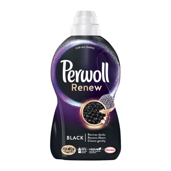 Perwoll folyékony mosószer 18 mosás, 0,990 L Black (fekete)