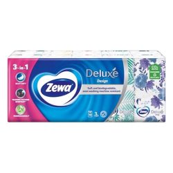 Zewa Delux paírzsebkendő 3r. 10x10db Design