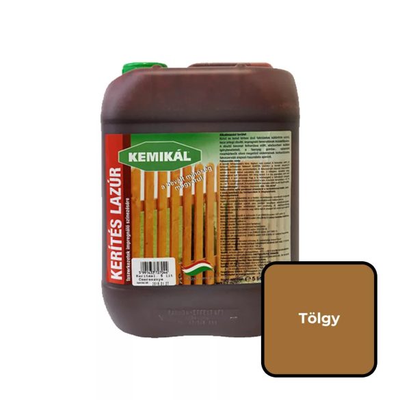 Kemikál kerítéslazúr faimpregnáló Tölgy 5L