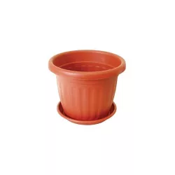 CAPRI 40 cm cserép+alátét (32cm) terracotta