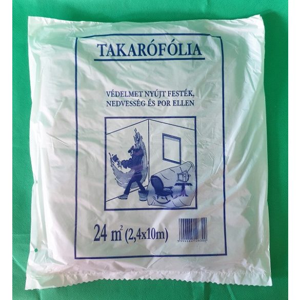 Fólia Takaró normál /vékony/ 2,4*10m