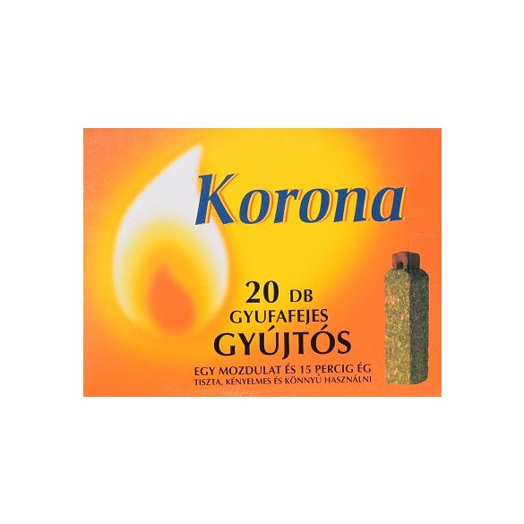 Korona gyufafejes gyújtós 20 db - os