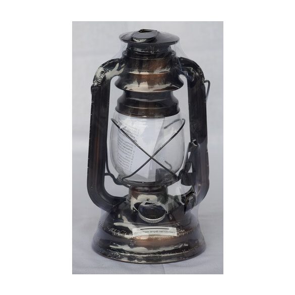 Lámpás - viharlámpa bronz 25 cm (olajos)