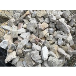 Sziklakerti kő / gabionkő 55-110 mm - fehér KICSI